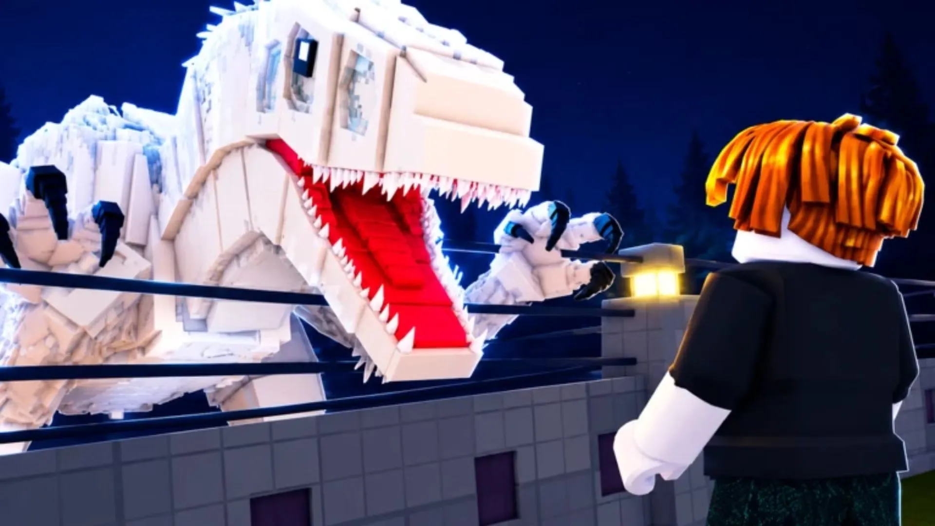 My Dino Park T-Rex scene